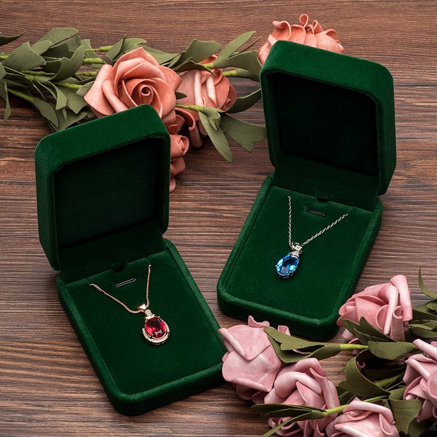 family heirloom necklace in velvet box