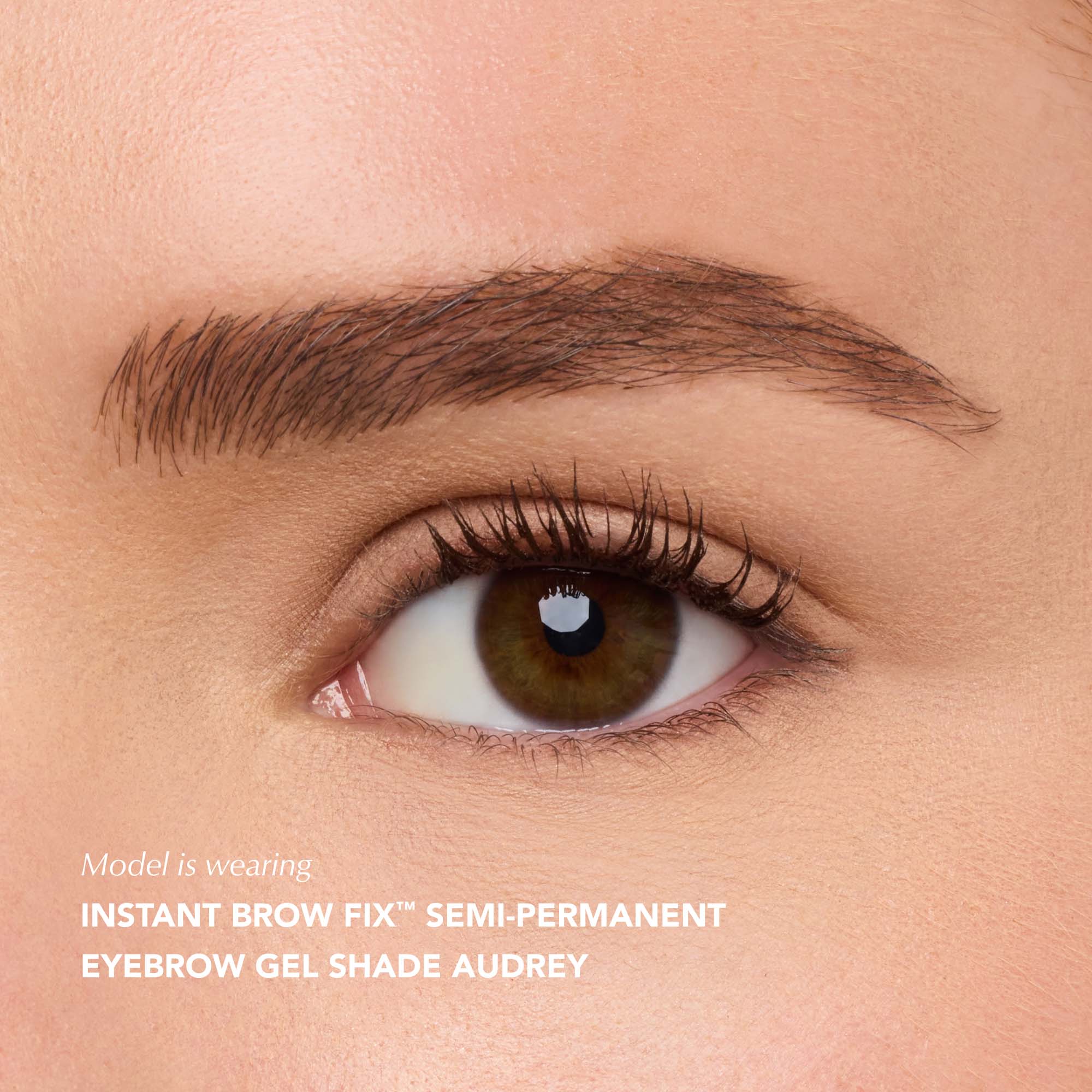 natural eyebrow gel close up