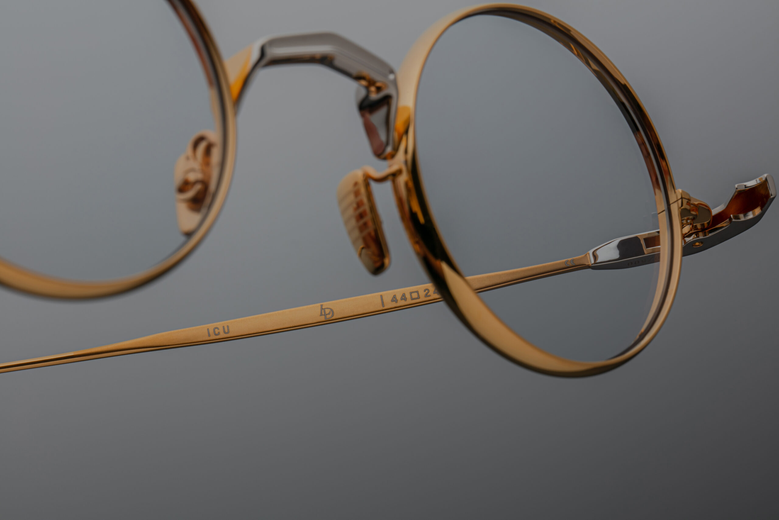 luxury eyeglass frames in optical boutique
