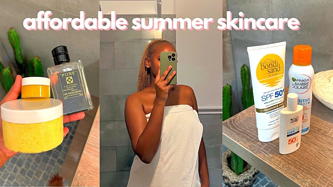 minimalist shower routine products